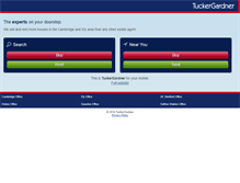 Tablet Screenshot of m.tuckergardner.com